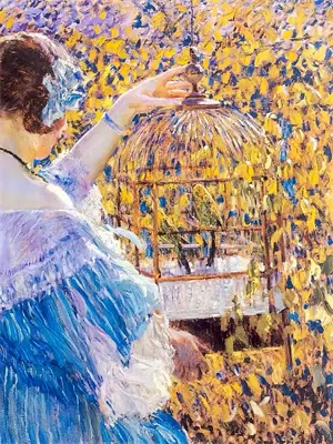 高考结束爸爸带我去烫发