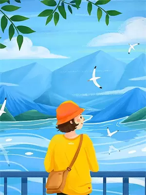 遛狗的绳子拴裤子上